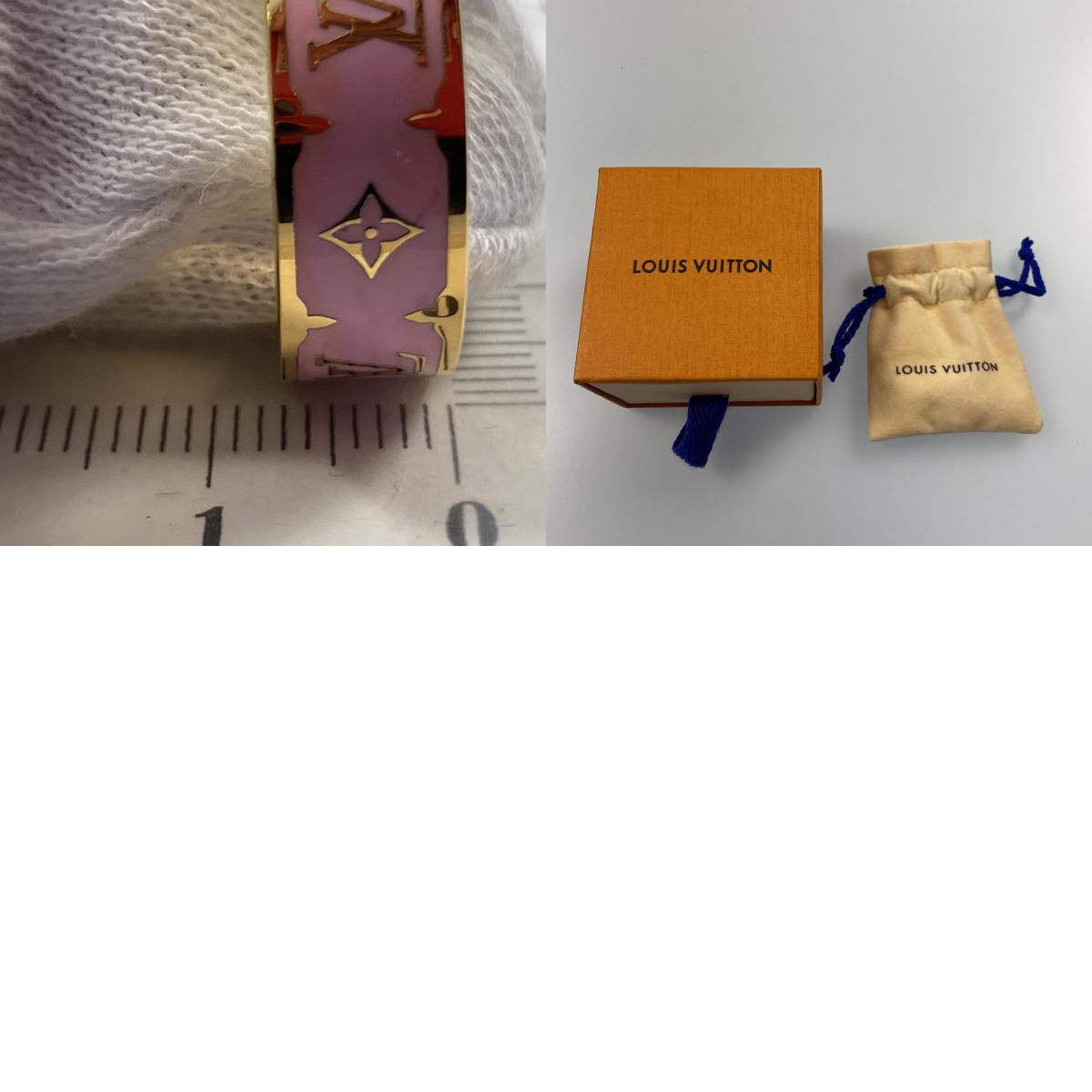 LOUIS VUITTON | ルイ・ヴィトン ナノグラムエナメル リング・指輪 M1566L