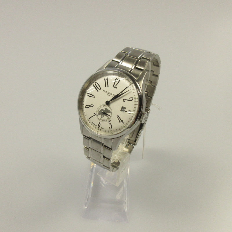 【中古】HUNTING WORLD | ハンティングワールド 腕時計 HW-012 シルバー