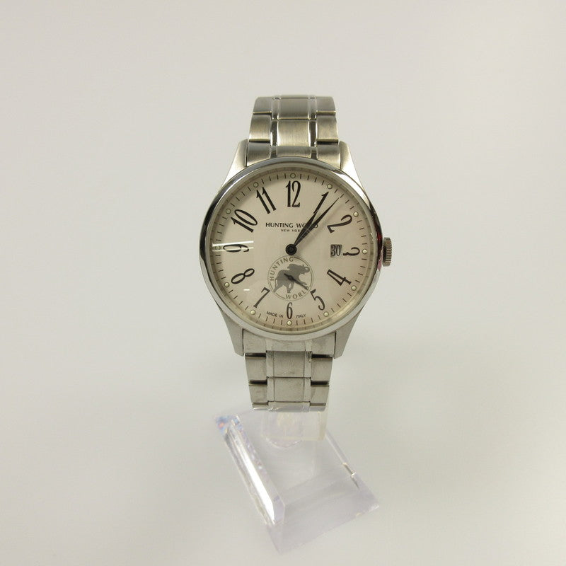 【中古】HUNTING WORLD | ハンティングワールド 腕時計 HW-012 シルバー