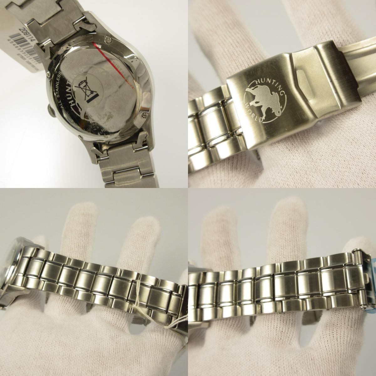 【中古】HUNTING WORLD | ハンティングワールド 腕時計 HW-012 シルバー