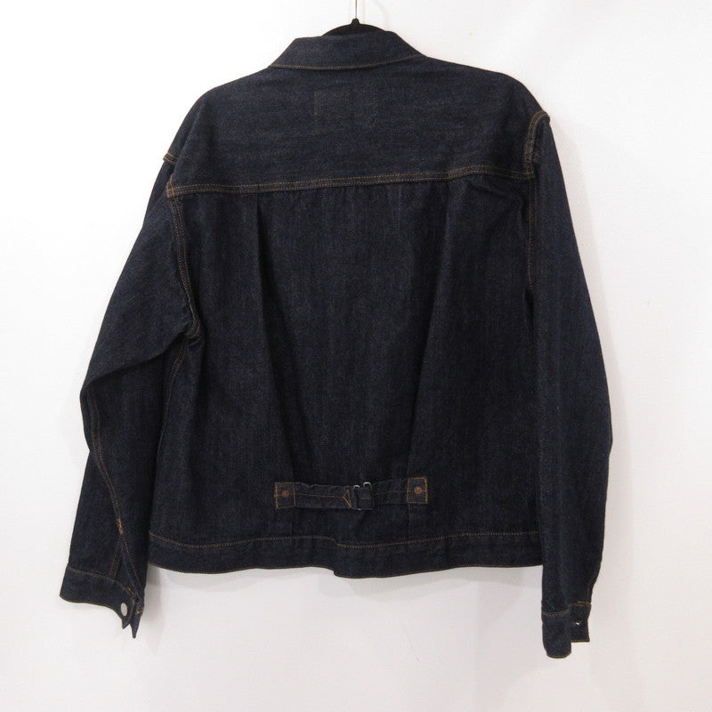 【中古】Ordinary fits | オーディナリーフィッツ DENIM JACKET TYPE 1ST デニム 011OW-125 ネイビー サイズ:38