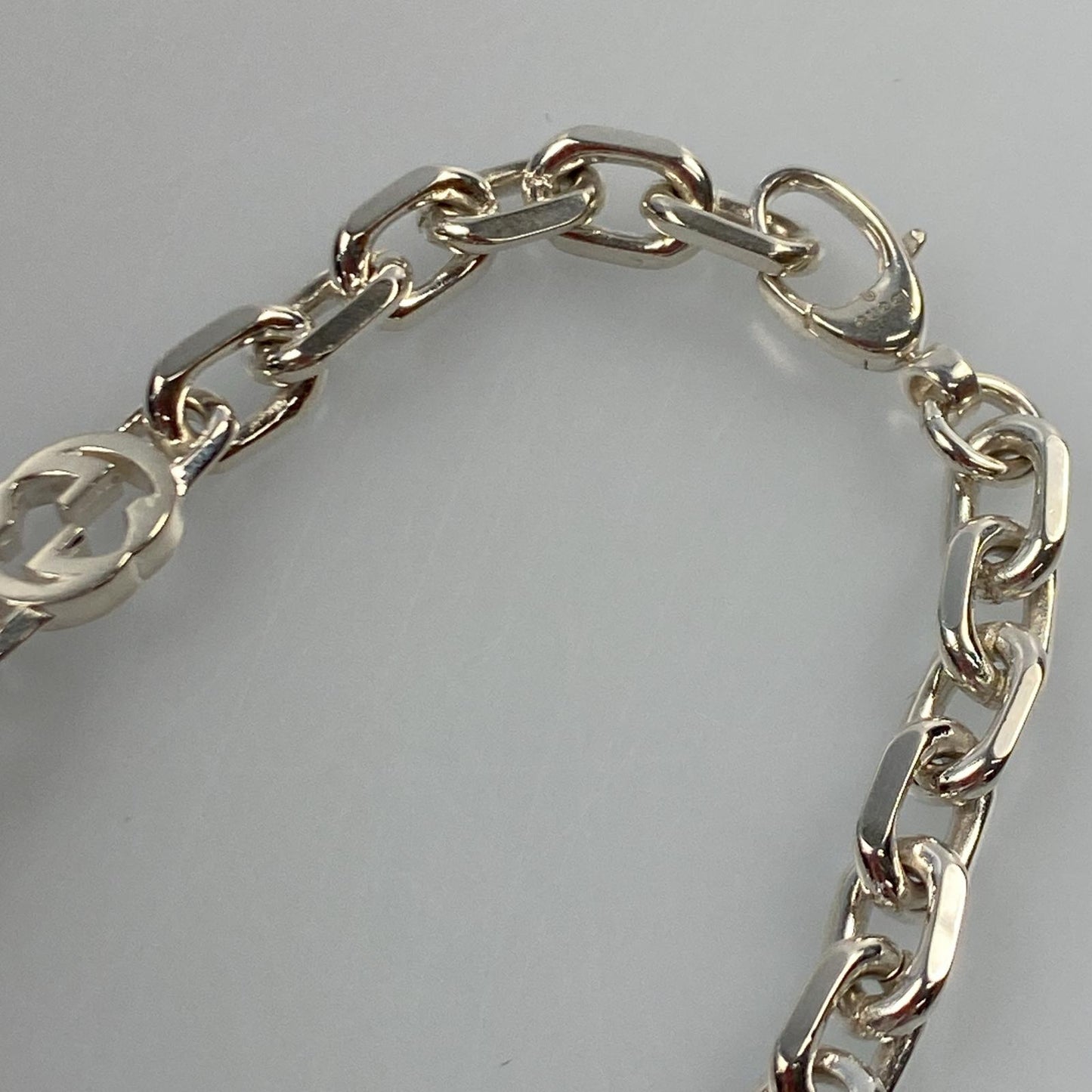 【中古】GUCCI | グッチ インターロッキングチェーン ブレスレット 620798