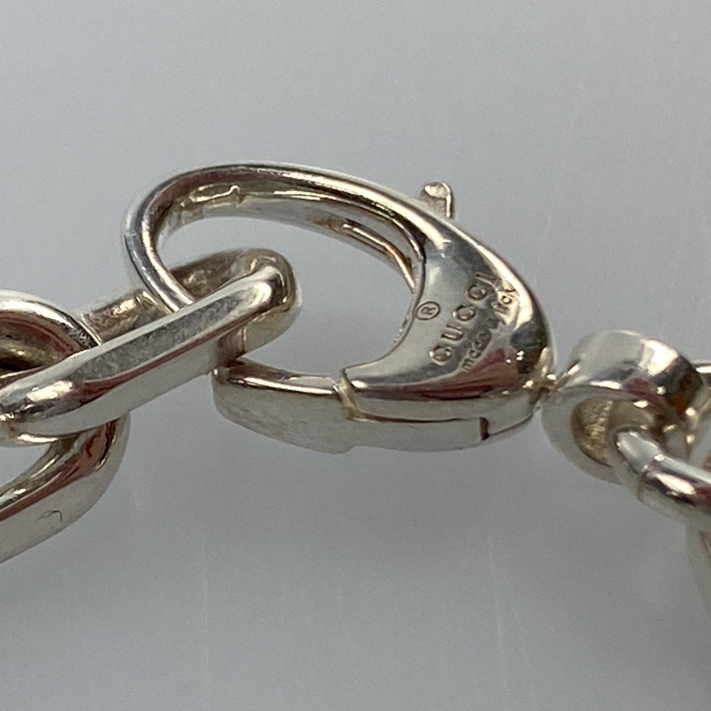 【中古】GUCCI | グッチ インターロッキングチェーン ブレスレット 620798
