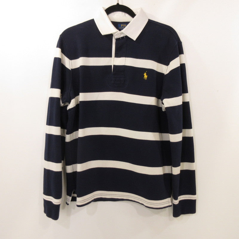 【中古】POLO RALPH LAUREN | ポロ・ラルフローレン ボーダーラガーシャツ ポロシャツ サイズ:M