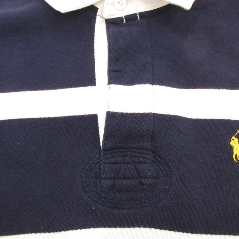【中古】POLO RALPH LAUREN | ポロ・ラルフローレン ボーダーラガーシャツ ポロシャツ サイズ:M