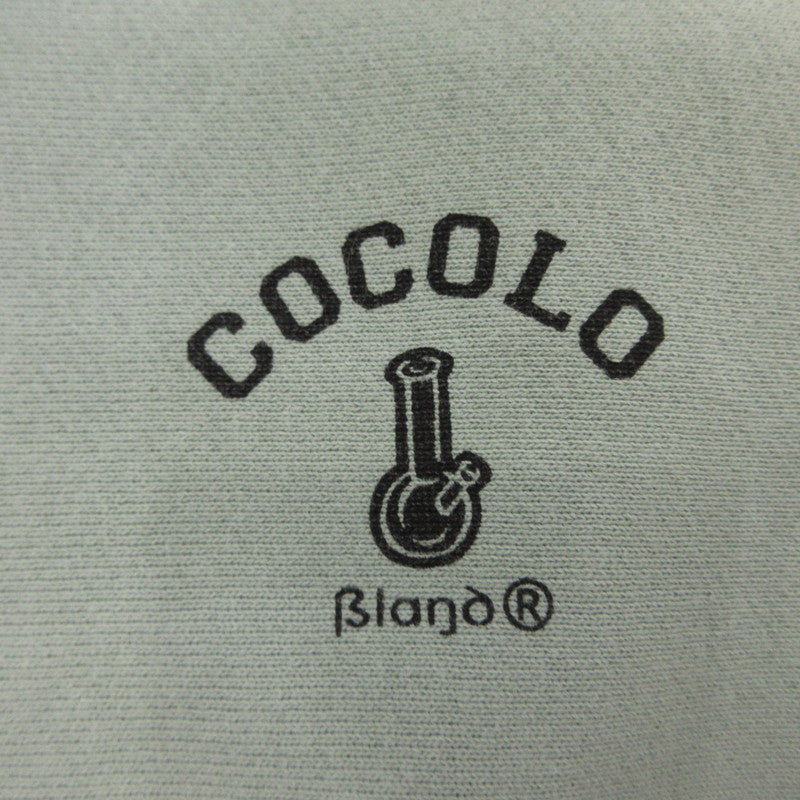 【中古】COCOLO BLAND | ココロブランド BACK BONG HOODIE パーカー グリーン サイズ:L