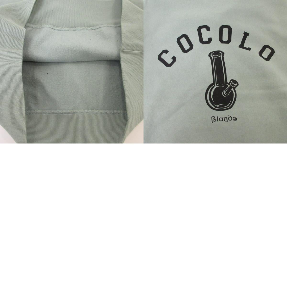 【中古】COCOLO BLAND | ココロブランド BACK BONG HOODIE パーカー グリーン サイズ:L