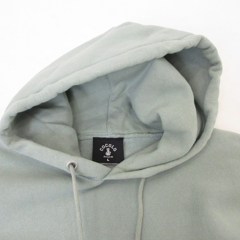 【中古】COCOLO BLAND | ココロブランド BACK BONG HOODIE パーカー グリーン サイズ:L