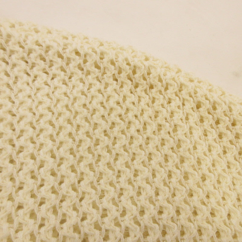 【中古】DISCOVERED | ディスカバード SHELL STITCH MESH KNIT SHIRTS 半袖シャツ DC-SS24-KN-05 アイボリー サイズ:1