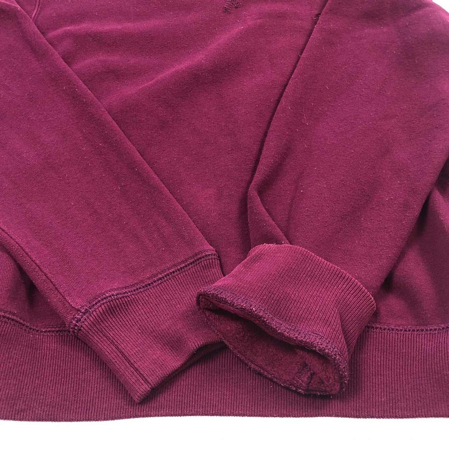 【中古】POLO RALPH LAUREN | ポロ・ラルフローレン ダブルニットスウェットシャツ スウェット ボルドー/バーガンディー サイズ:M