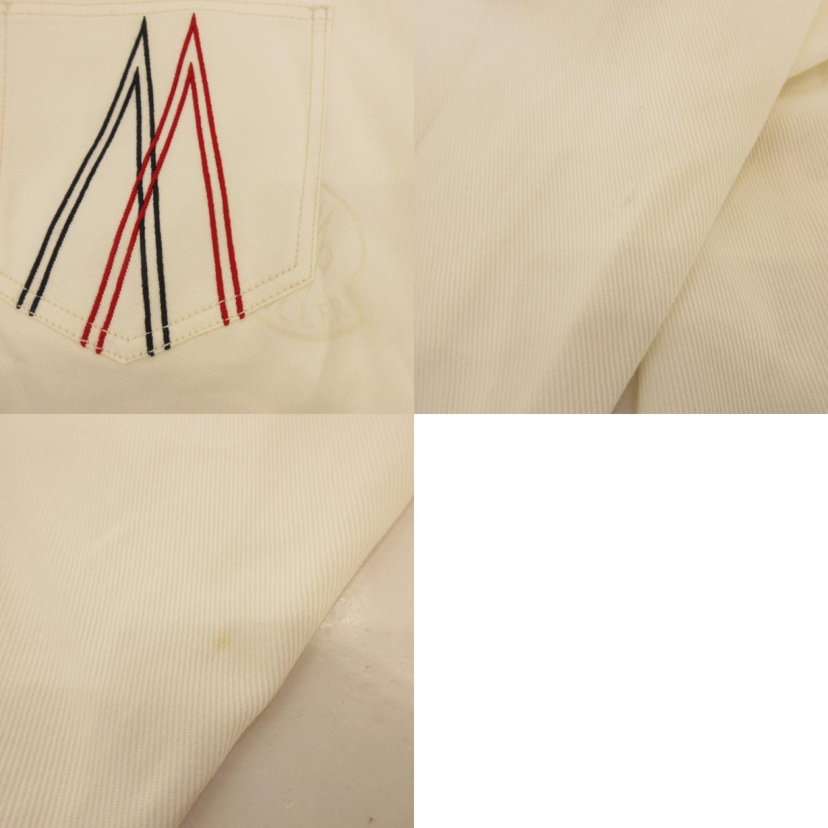 【中古】MONCLER | モンクレール PANTALONE 5 TASCHE パンツ F20912A72810 国内正規品 ホワイト サイズ:50