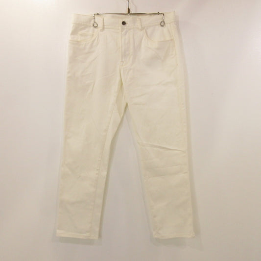 【中古】MONCLER | モンクレール PANTALONE 5 TASCHE パンツ F20912A72810 国内正規品 ホワイト サイズ:50