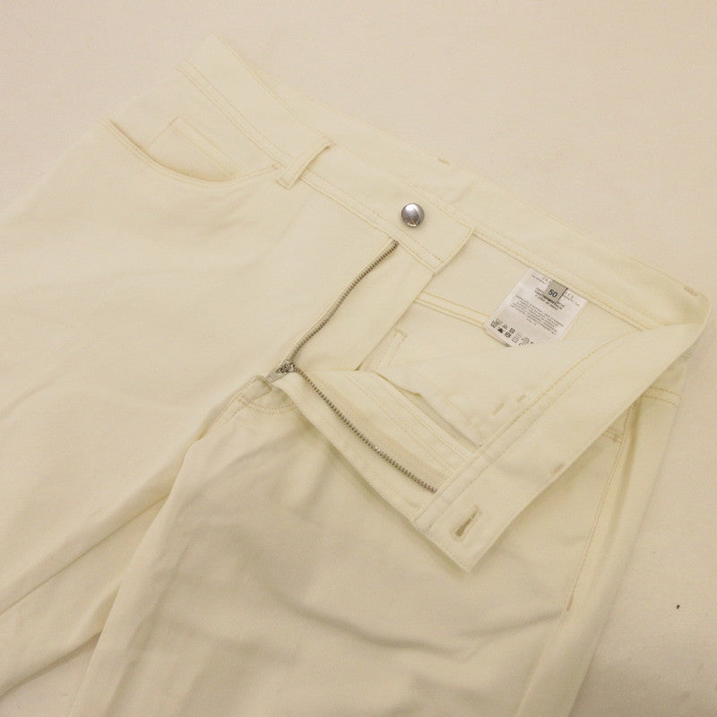 【中古】MONCLER | モンクレール PANTALONE 5 TASCHE パンツ F20912A72810 国内正規品 ホワイト サイズ:50