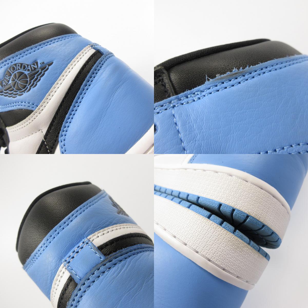 【中古】NIKE | ナイキ AIR JORDAN 1 HIGH OG “UNIVERSITY BLUE” スニーカー DZ5485-400 ライトブルー 27cm