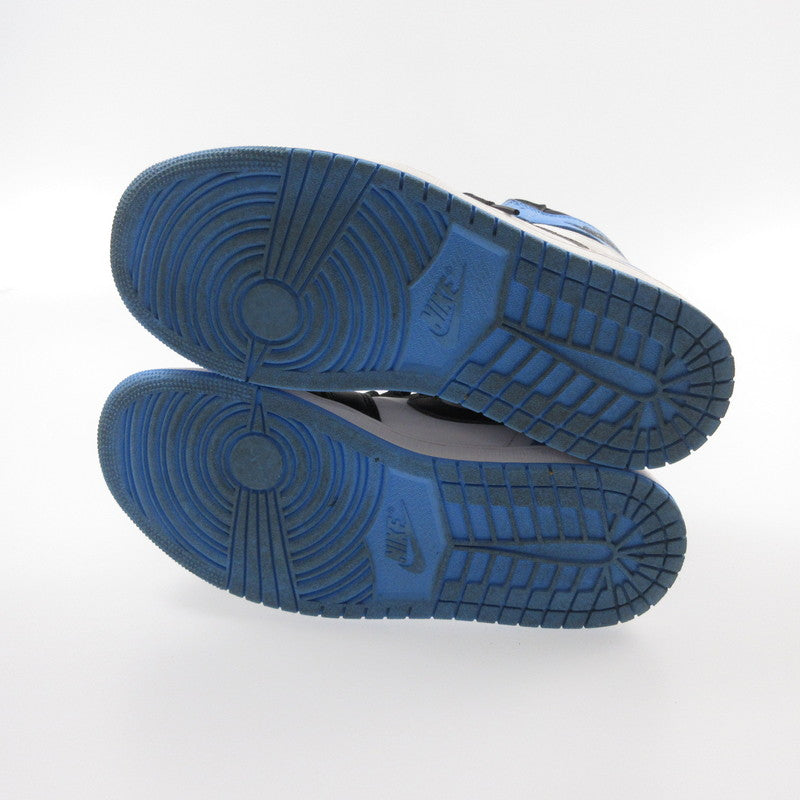 【中古】NIKE | ナイキ AIR JORDAN 1 HIGH OG “UNIVERSITY BLUE” スニーカー DZ5485-400 ライトブルー 27cm