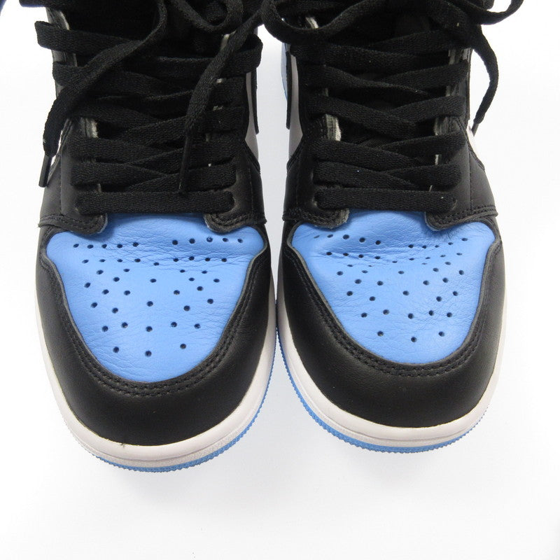 【中古】NIKE | ナイキ AIR JORDAN 1 HIGH OG “UNIVERSITY BLUE” スニーカー DZ5485-400 ライトブルー 27cm