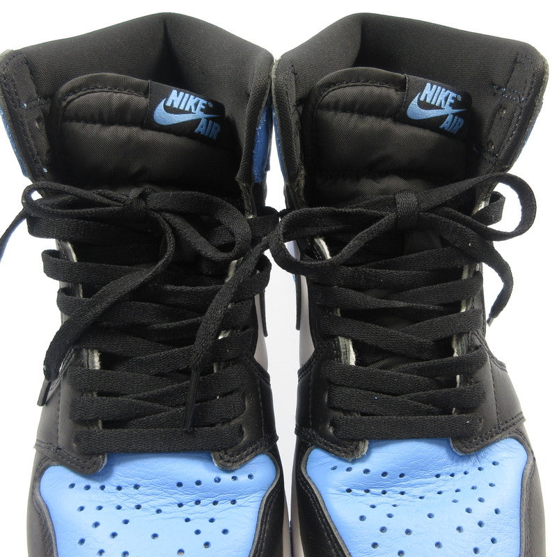 【中古】NIKE | ナイキ AIR JORDAN 1 HIGH OG “UNIVERSITY BLUE” スニーカー DZ5485-400 ライトブルー 27cm