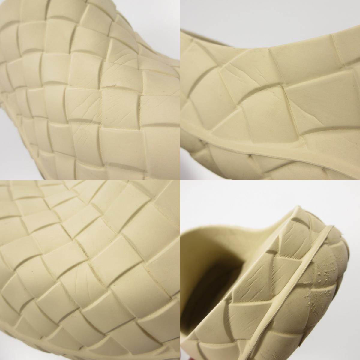 【中古】BOTTEGA VENETA | ボッテガヴェネタ Braided Rubber Slippers スリッポン 741339