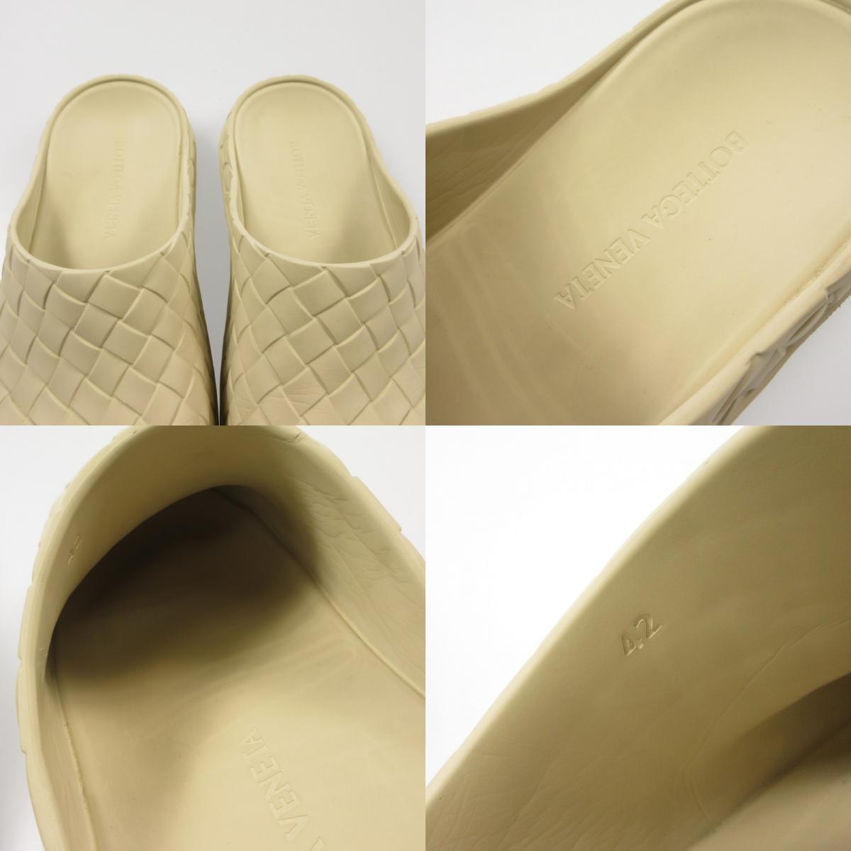 【中古】BOTTEGA VENETA | ボッテガヴェネタ Braided Rubber Slippers スリッポン 741339