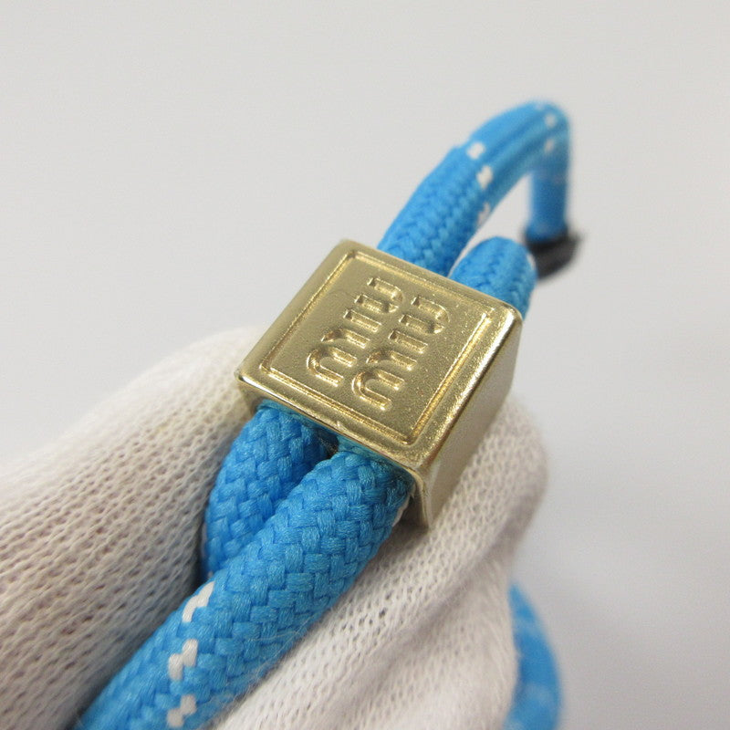 【中古】Miu Miu | ミュウ ミュウ コードブレスレット ブレスレット 5IB538