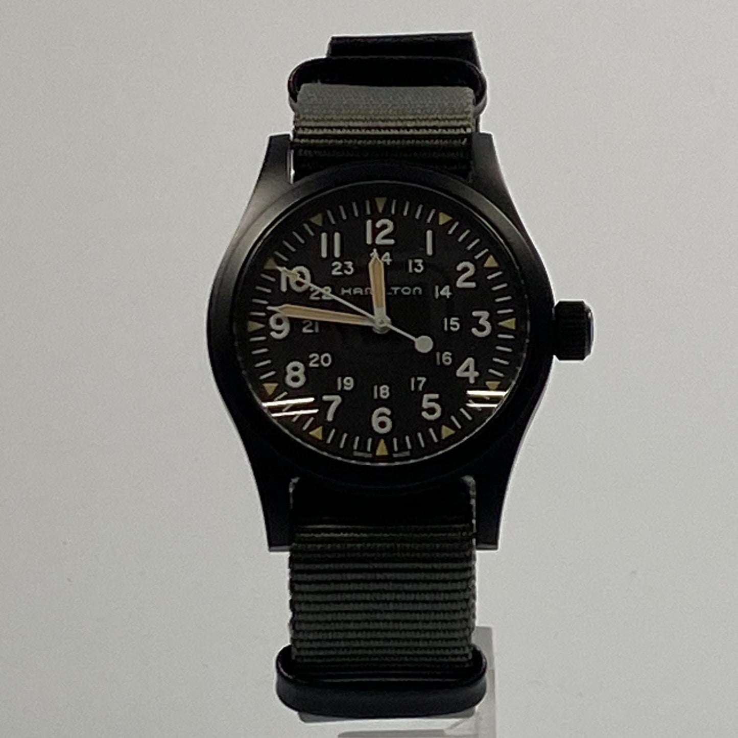 【中古】HAMILTON | ハミルトン KHAKI FIELD Mechanical 腕時計 H69409930 日差-4秒 ブラック