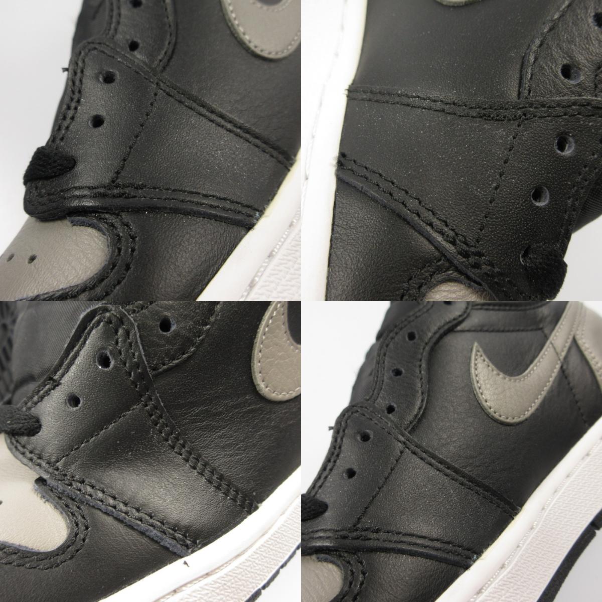 【中古】NIKE | ナイキ Air Jordan 1 Retro High OG 'Shadow' スニーカー 555088-013 グレー 26.5cm