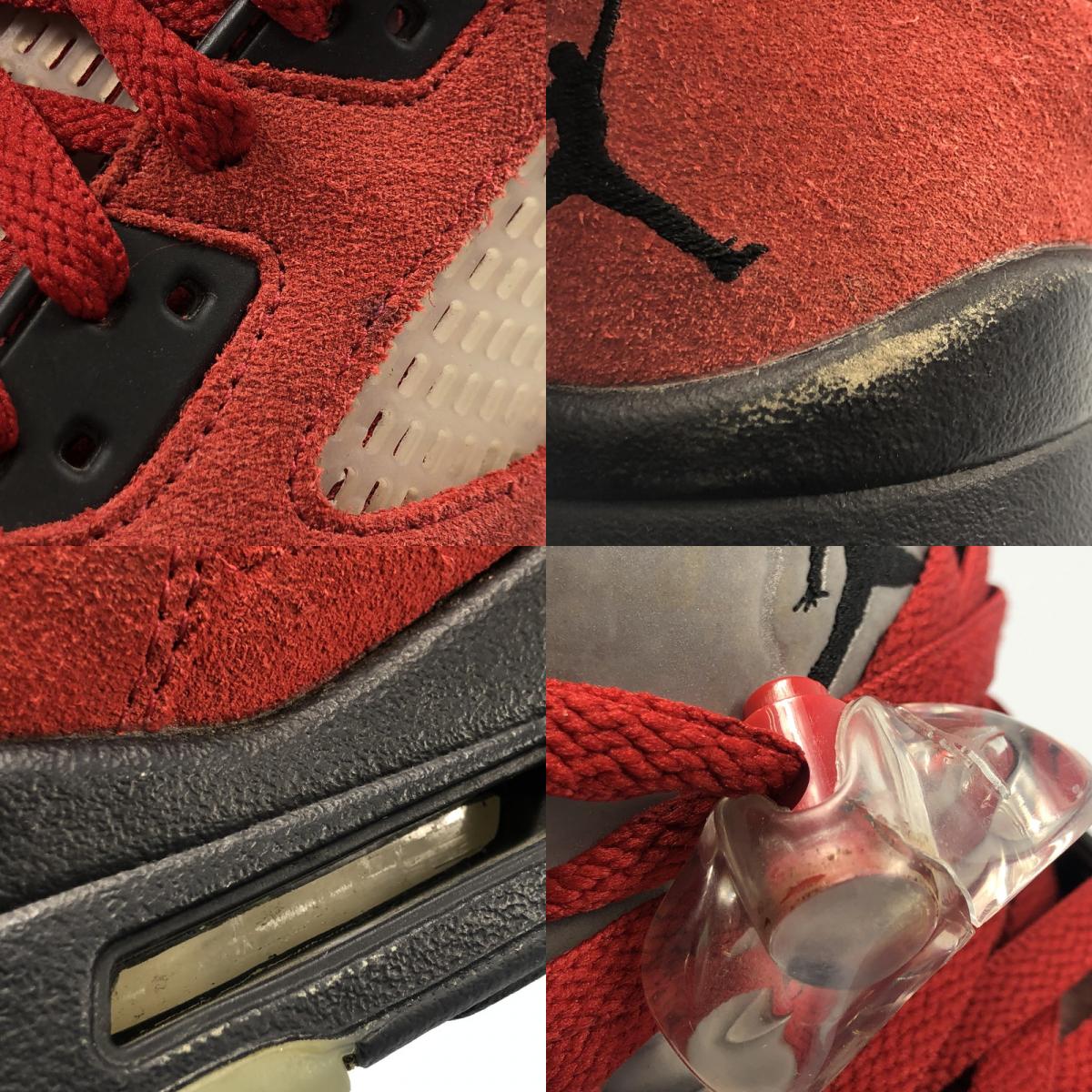 【中古】NIKE | ナイキ AIR JORDAN 5 RETRO 'RAGING BULL' スニーカー DD0587-600 レッド 27cm