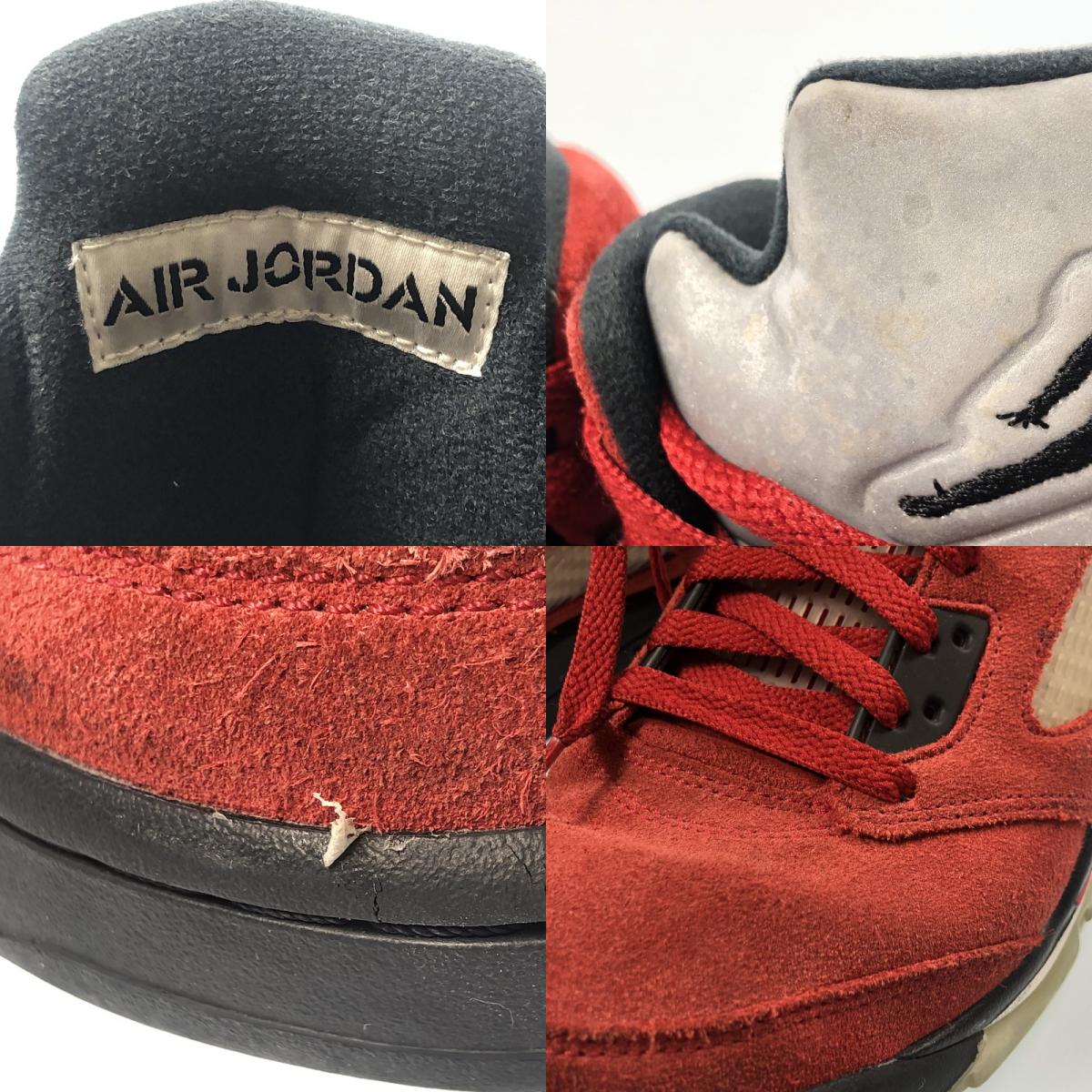 【中古】NIKE | ナイキ AIR JORDAN 5 RETRO 'RAGING BULL' スニーカー DD0587-600 レッド 27cm