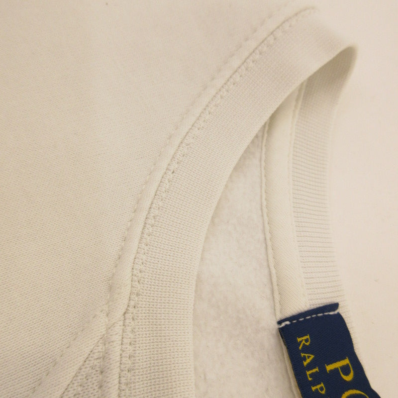【中古】POLO RALPH LAUREN | ポロ・ラルフローレン HOLIDAY BEAR FLEECE CREW スウェット RL710953718 ホワイト サイズ:L