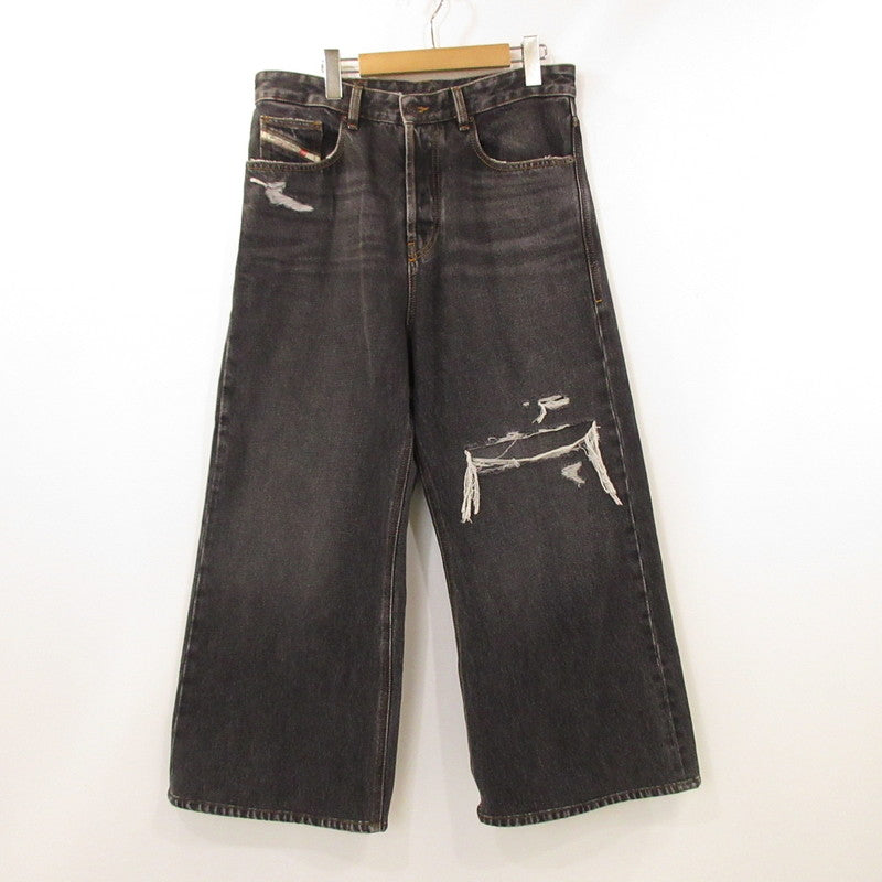 【中古】DIESEL | ディーゼル RELAXED JEANS D-RISE デニムパンツ A06371 007F6 グレー サイズ:32