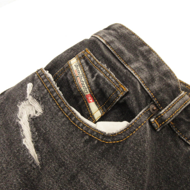 【中古】DIESEL | ディーゼル RELAXED JEANS D-RISE デニムパンツ A06371 007F6 グレー サイズ:32
