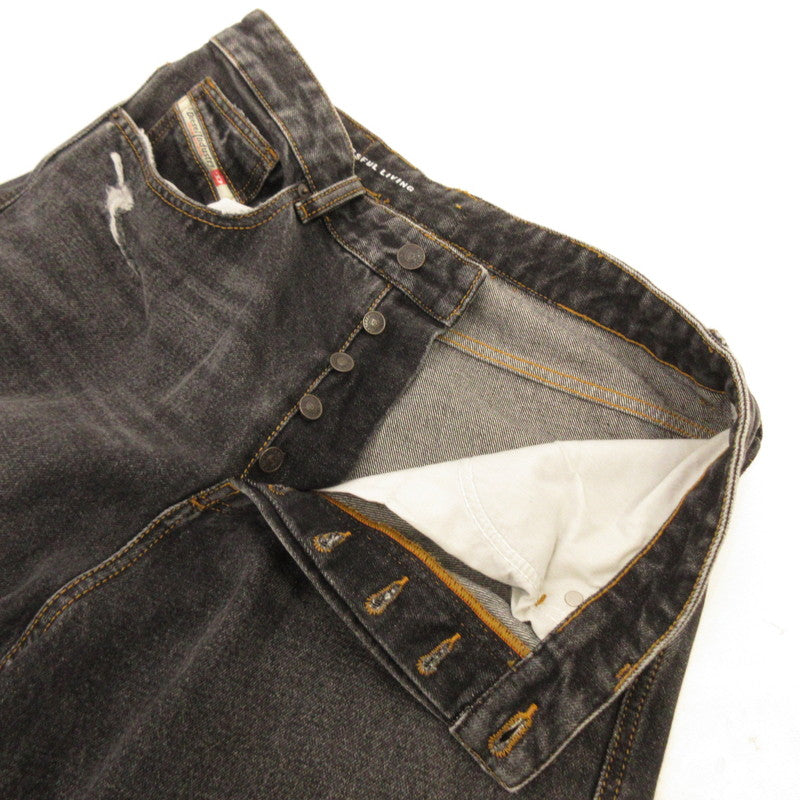 【中古】DIESEL | ディーゼル RELAXED JEANS D-RISE デニムパンツ A06371 007F6 グレー サイズ:32