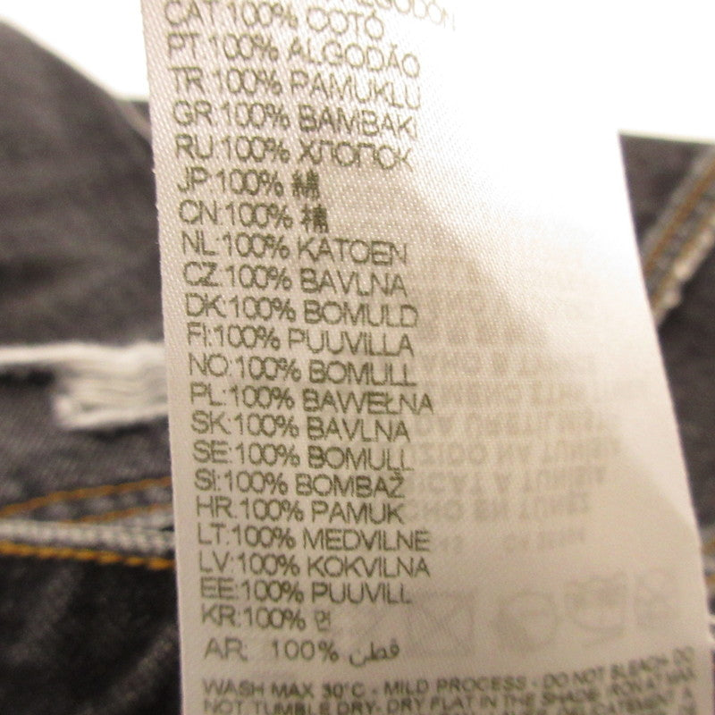 【中古】DIESEL | ディーゼル RELAXED JEANS D-RISE デニムパンツ A06371 007F6 グレー サイズ:32