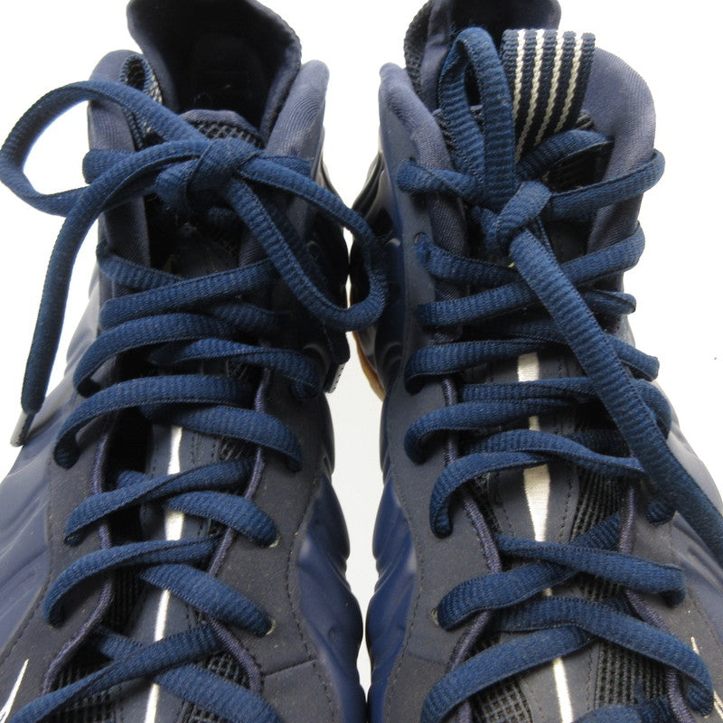 【中古】NIKE | ナイキ AIR FOAMPOSITE ONE スニーカー 314996-405 ネイビー 27cm