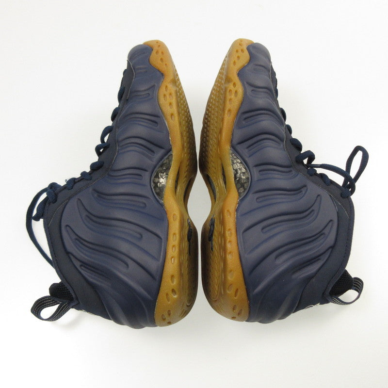 【中古】NIKE | ナイキ AIR FOAMPOSITE ONE スニーカー 314996-405 ネイビー 27cm