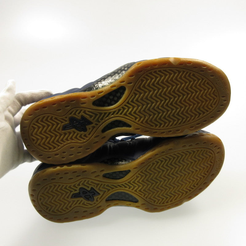 【中古】NIKE | ナイキ AIR FOAMPOSITE ONE スニーカー 314996-405 ネイビー 27cm