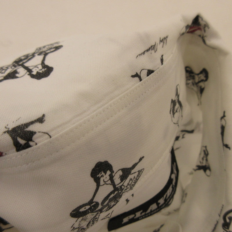 【中古】HYSTERIC GLAMOUR | ヒステリックグラマー 長袖シャツ 1241AH01 ×PLAYBOY ホワイト サイズ:S