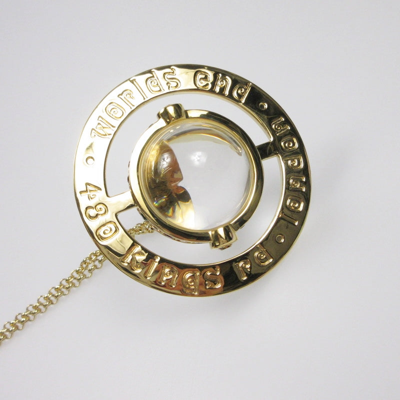 【中古】Vivienne Westwood | ヴィヴィアンウエストウッド NEWジャイアントオーブ ネックレス ワールズエンド限定 ゴールド