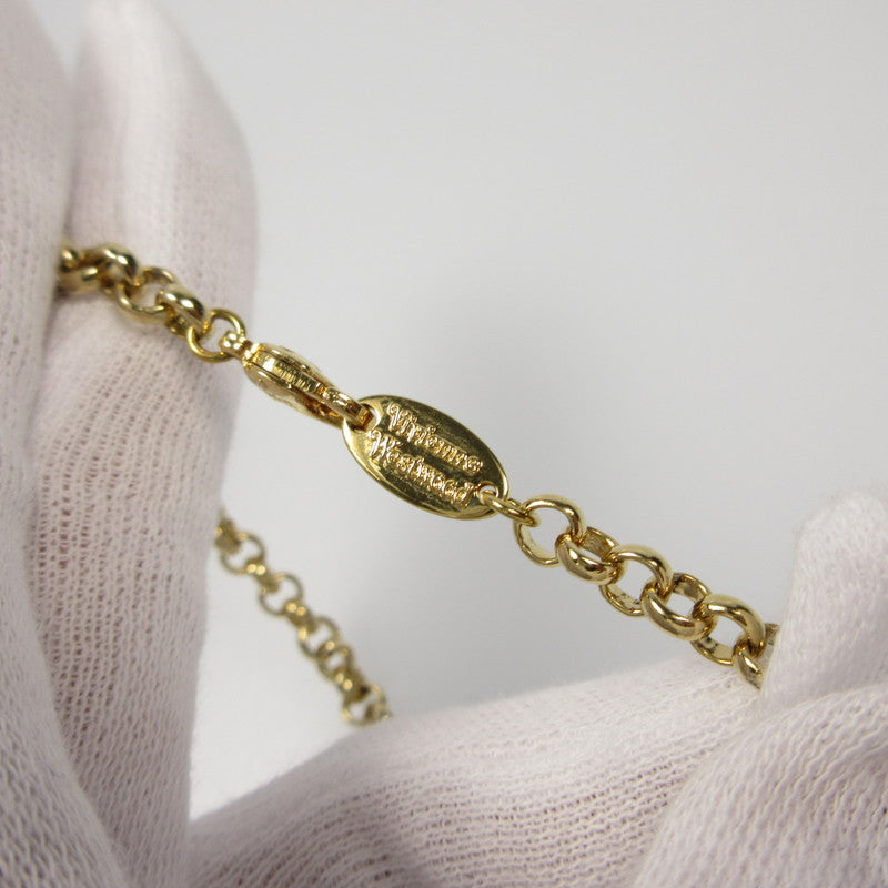 【中古】Vivienne Westwood | ヴィヴィアンウエストウッド NEWジャイアントオーブ ネックレス ワールズエンド限定 ゴールド