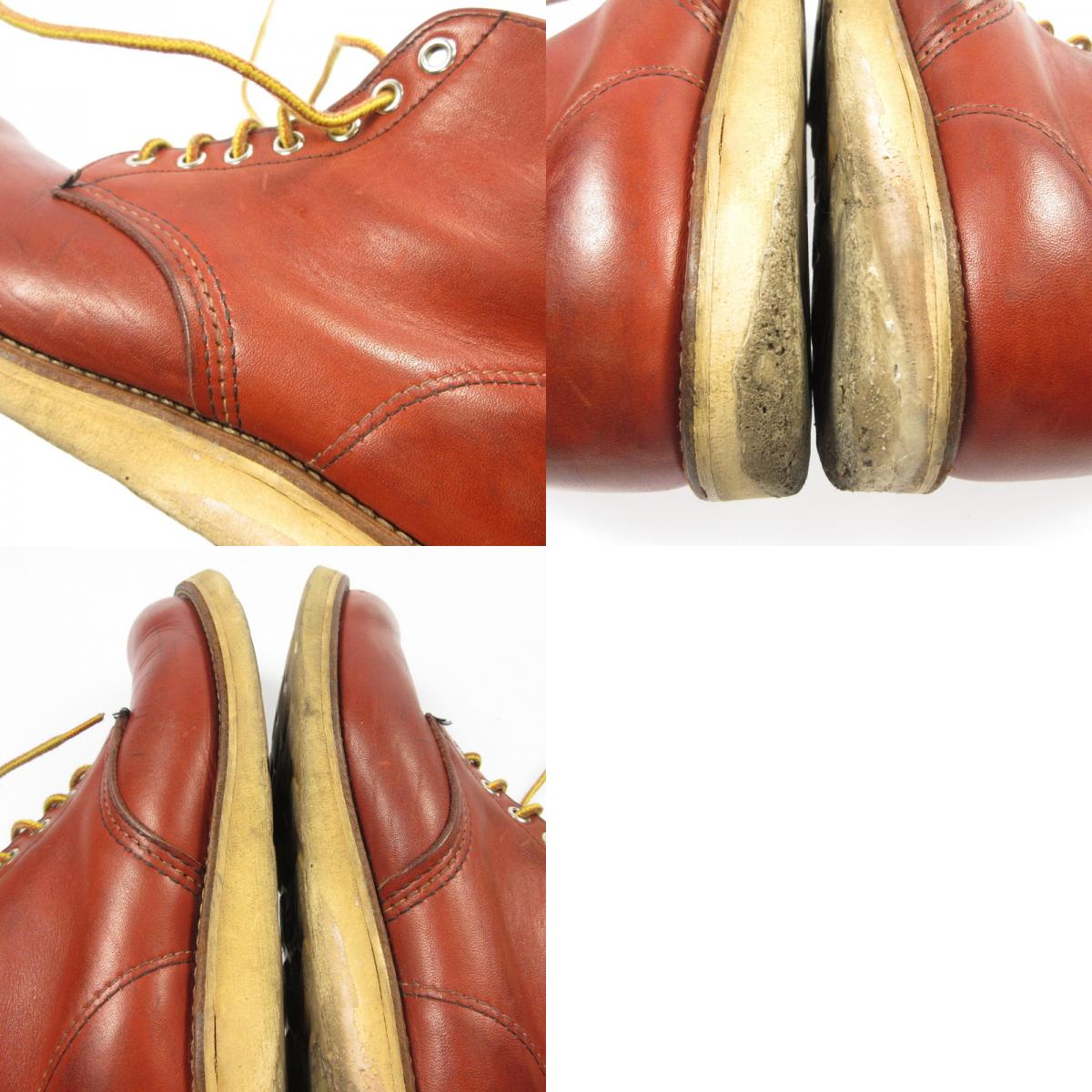 【中古】RED WING | レッドウィング 6” Classic Round ブーツ 8166 26.5cm ブラウン