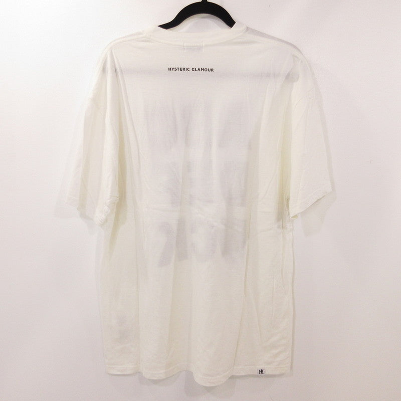 【中古】HYSTERIC GLAMOUR | ヒステリックグラマー TRENDEX オーバーサイズTシャツ 半袖Tシャツ 02201CT32 ホワイト サイズ:M