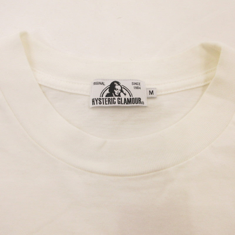【中古】HYSTERIC GLAMOUR | ヒステリックグラマー TRENDEX オーバーサイズTシャツ 半袖Tシャツ 02201CT32 ホワイト サイズ:M