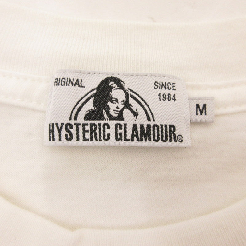【中古】HYSTERIC GLAMOUR | ヒステリックグラマー TRENDEX オーバーサイズTシャツ 半袖Tシャツ 02201CT32 ホワイト サイズ:M