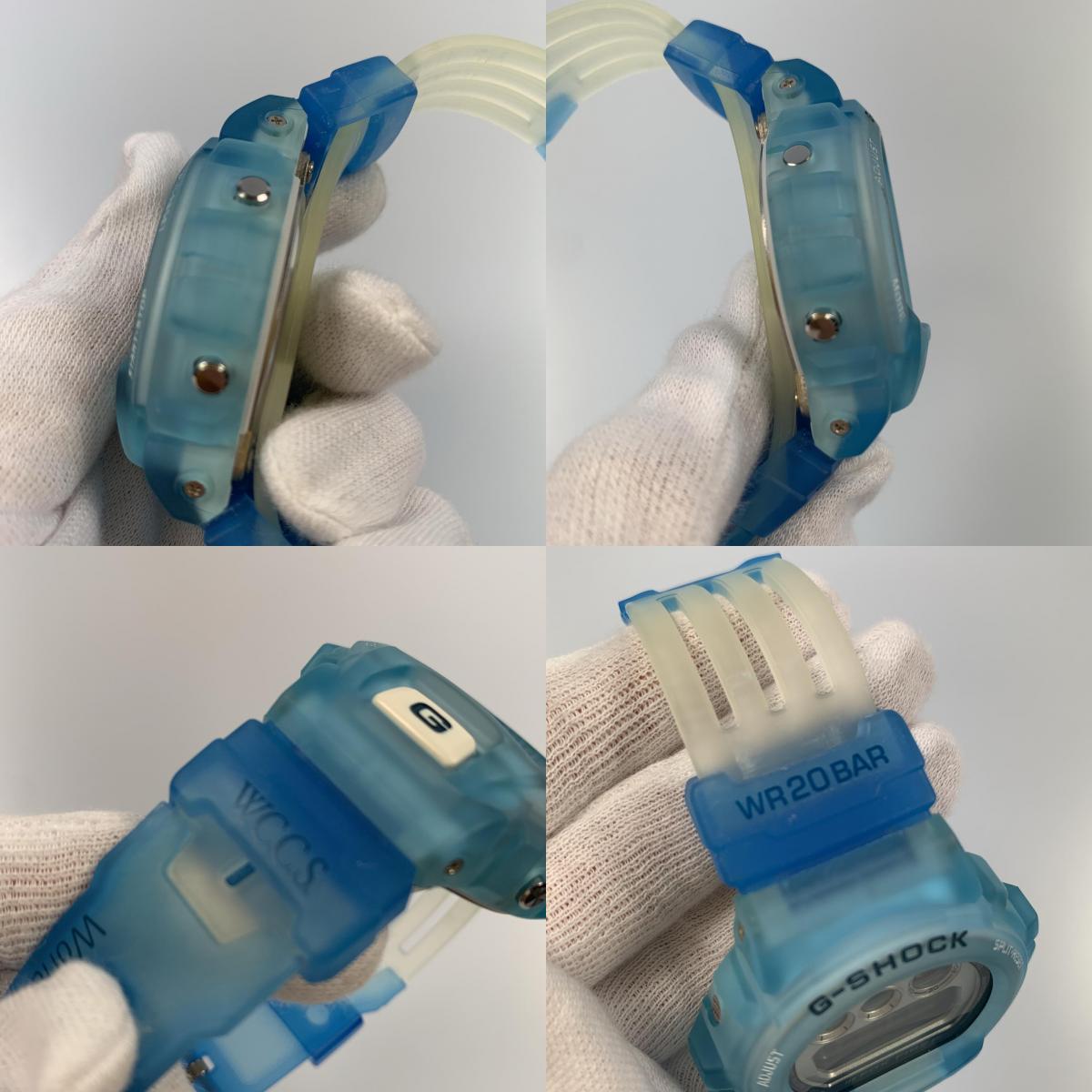 【中古】G-SHOCK | ジーショック W.C.C.S世界サンゴ礁保護協会限定モデル 腕時計 DW-6900WC-2BT 年式:90s ブルー