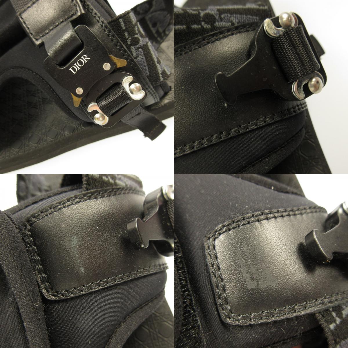 【中古】Dior | ディオール オブリークアルファバックル サンダル