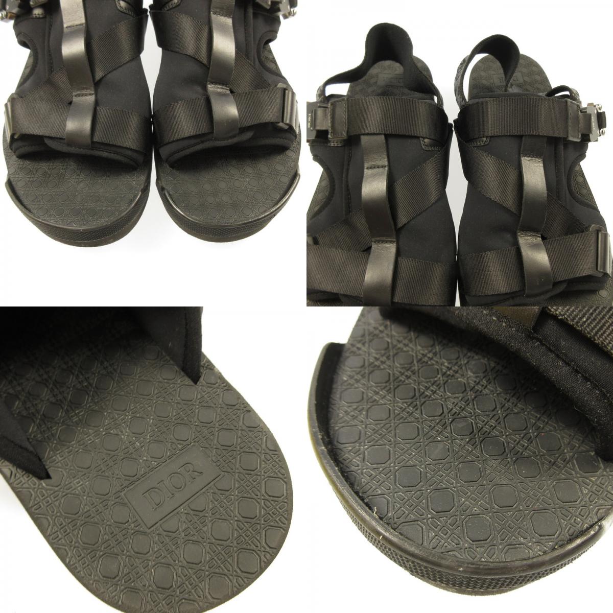 【中古】Dior | ディオール オブリークアルファバックル サンダル