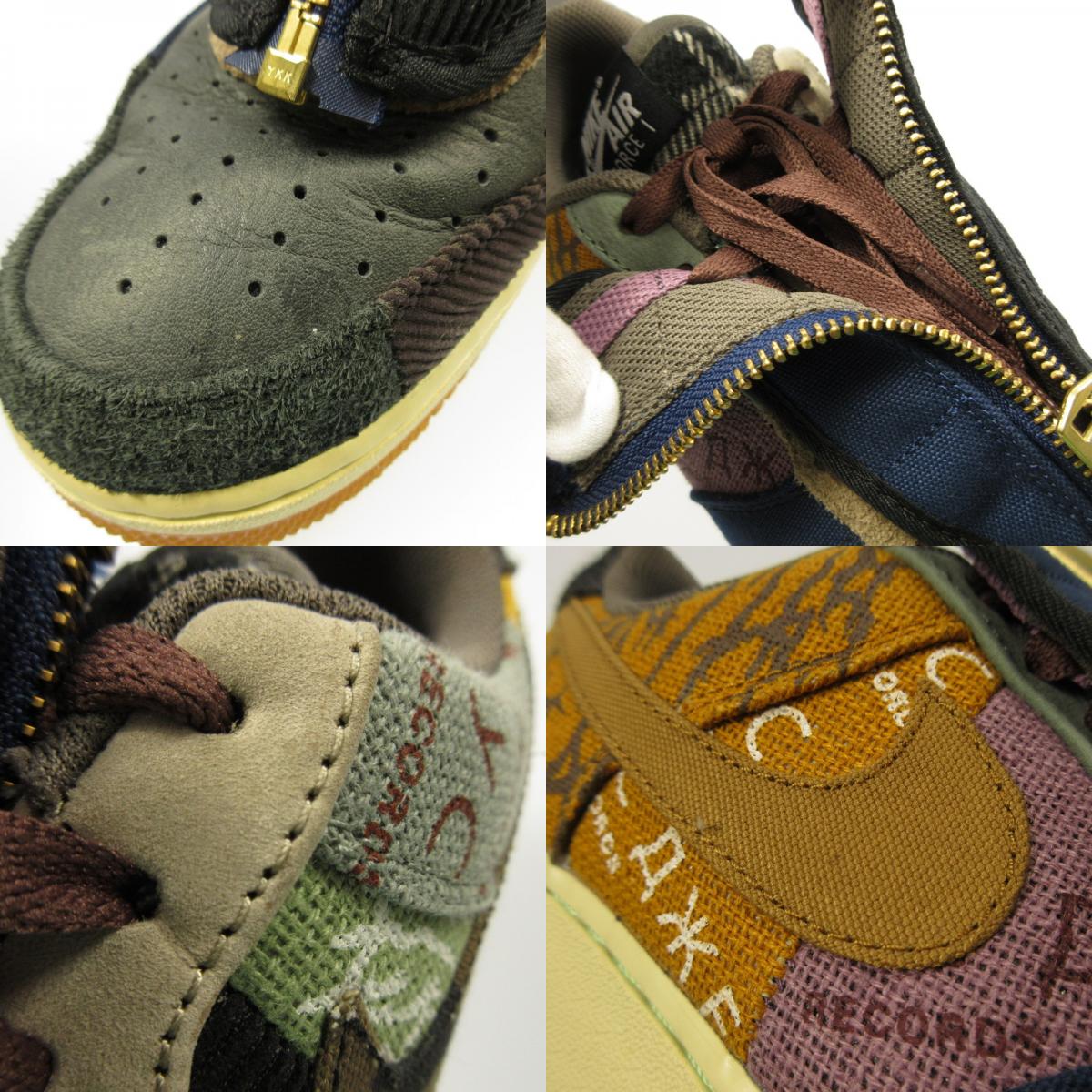 【中古】NIKE | ナイキ AIR FORCE 1 LOW CACTUS JACK MULTI-COLOR スニーカー CN2405-900 マルチカラー 27.5cm