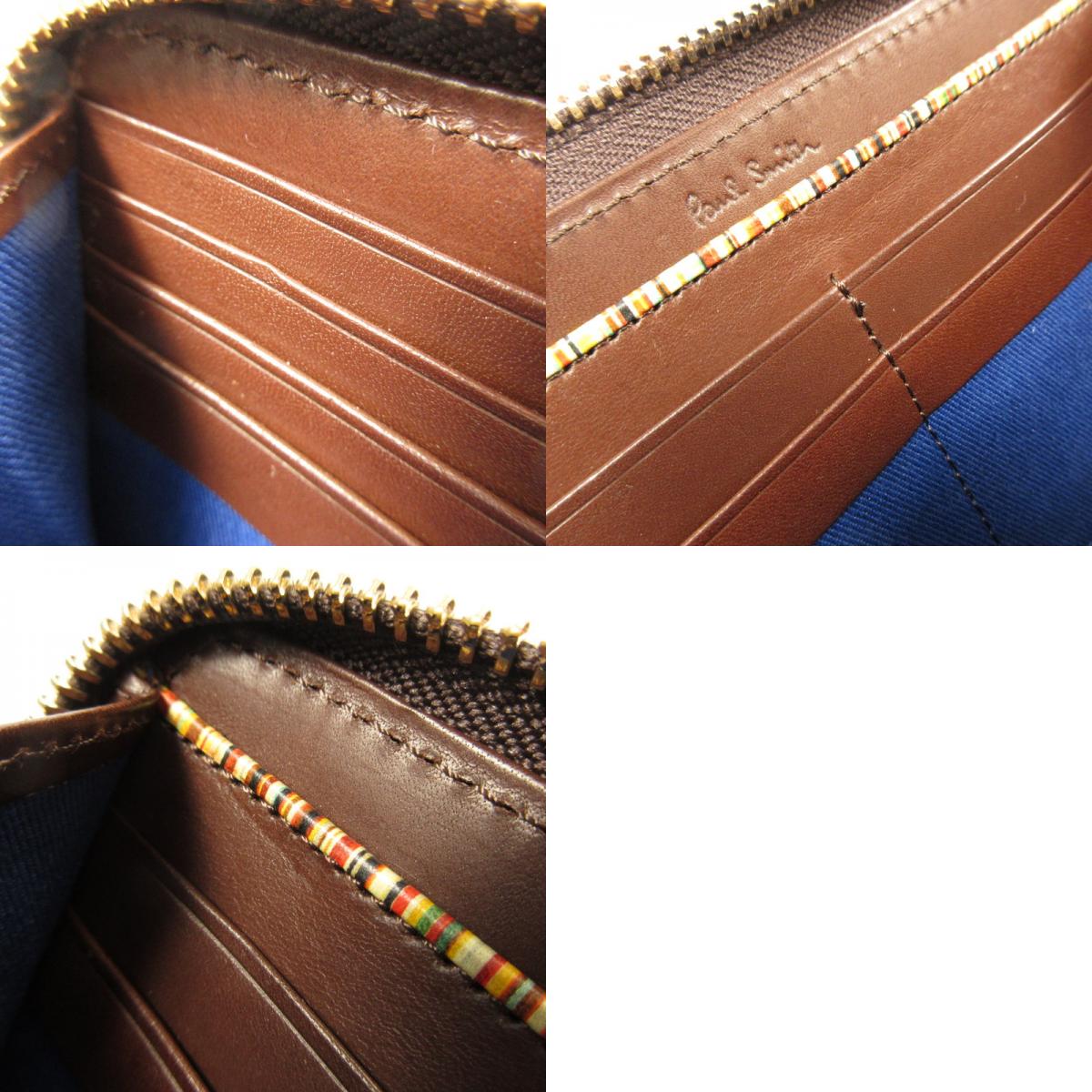 Paul Smith | ポール・スミス オールドレザー2 長財布 PSC488 ブラウン