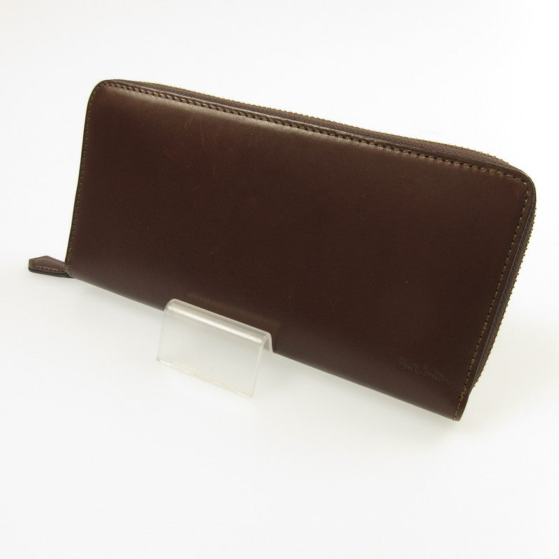 【中古】Paul Smith | ポール・スミス オールドレザー2 長財布 PSC488 ブラウン