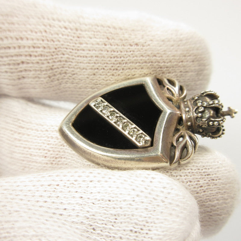 【中古】Justin Davis | ジャスティンデイビス CROWN SHIELD ペンダントトップ SPJ117 シルバー